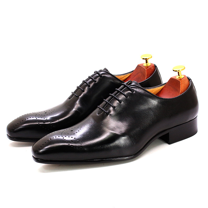 Hand Color Rubbing Business Leather Shoes